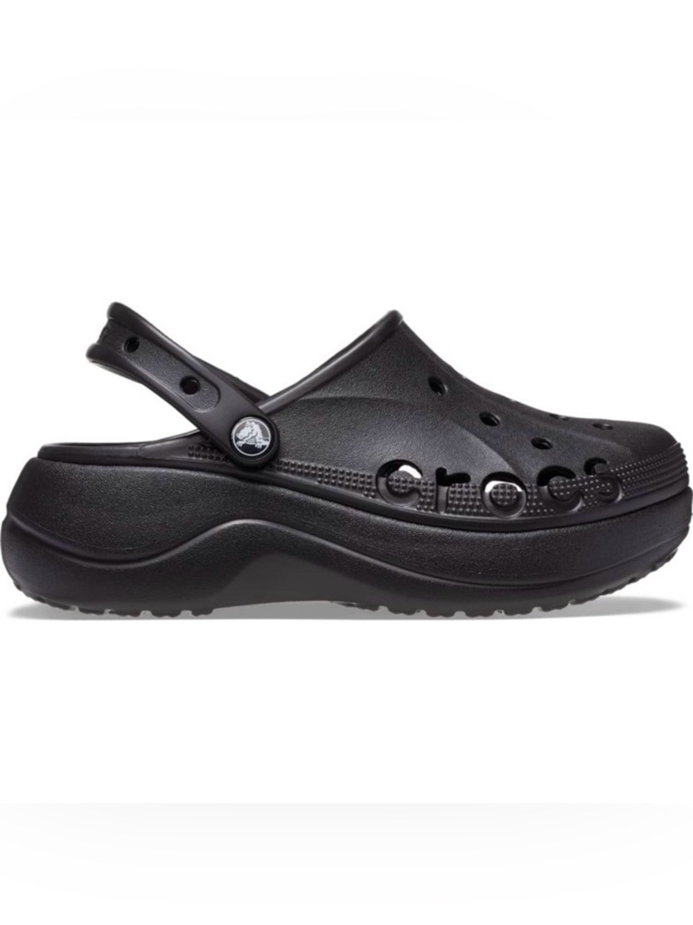 NWT Crocs Baya Clogs Platforms (Black)